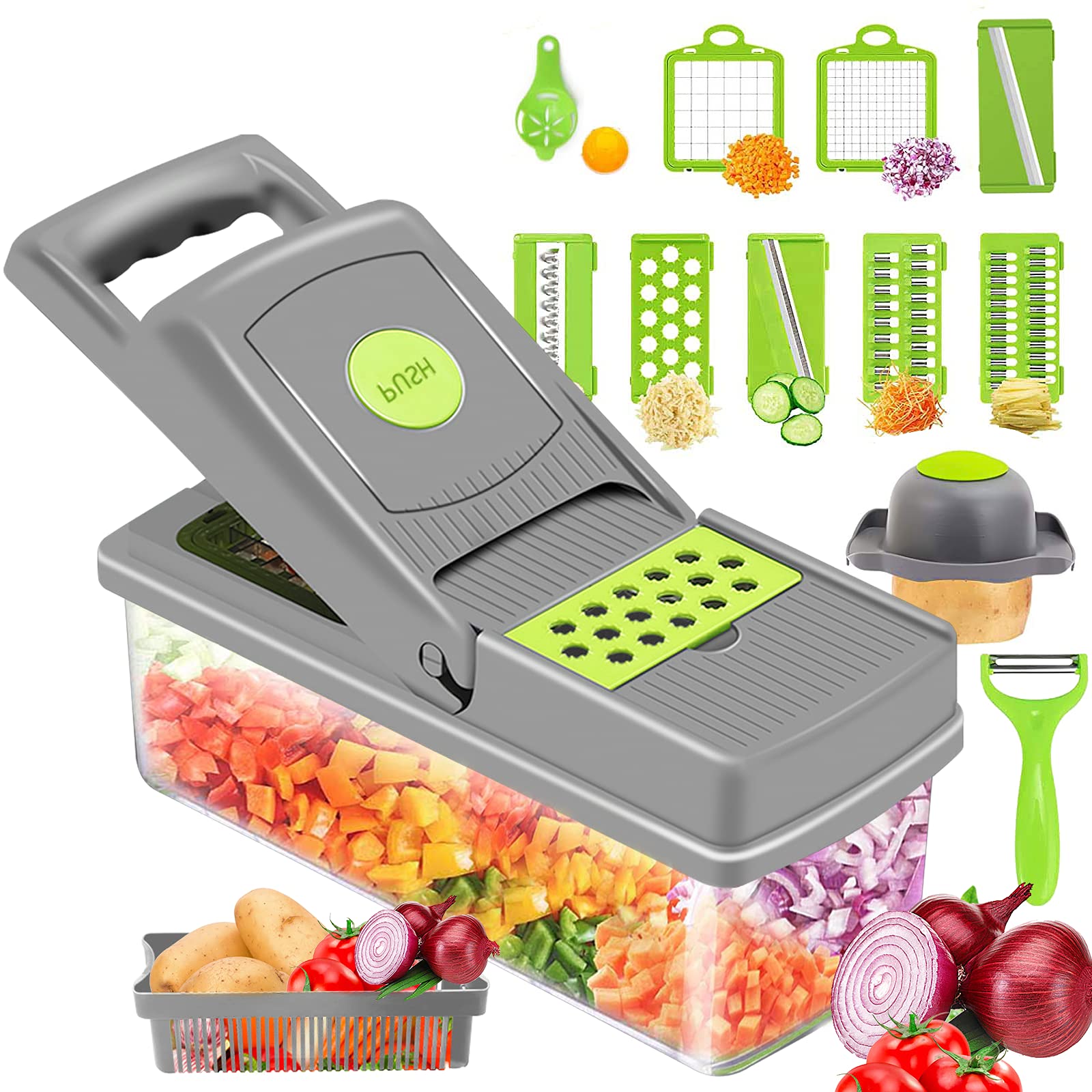 Allgoodslb™ 14 in 1 Vegetable Cutter