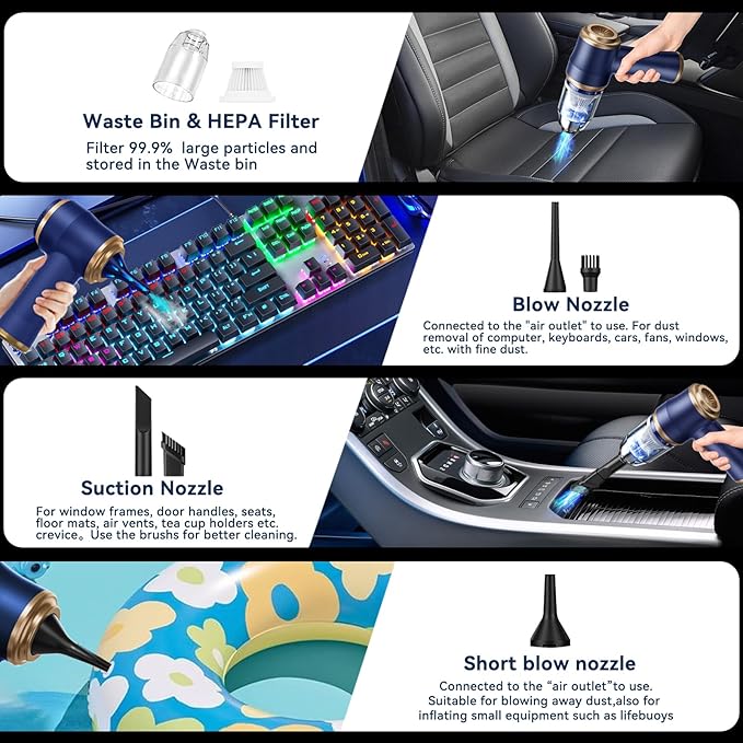 Allgoodslb™ Car Vacuum Cleaner