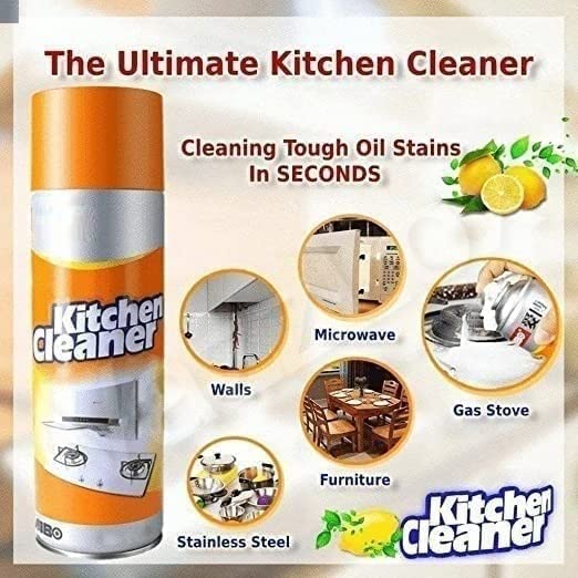 Generic Multi-Purpose Foam Cleaner Spray For Kitchen, Carpet And